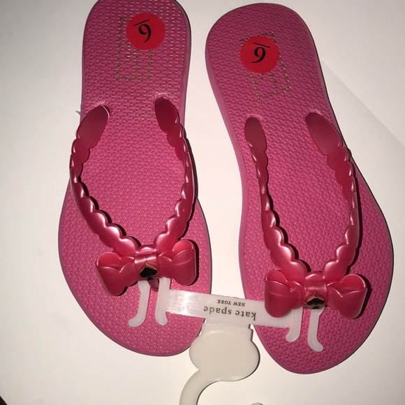 NWT Kate Spade Pink Flip Flops - Picture 3 of 6